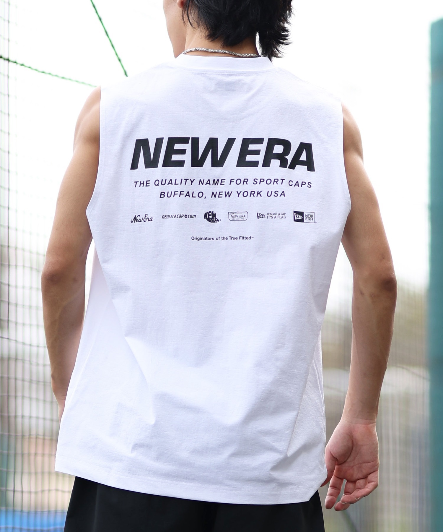NEW ERA ニューエラ ラッシュガード メンズ タンクトップ 水陸両用