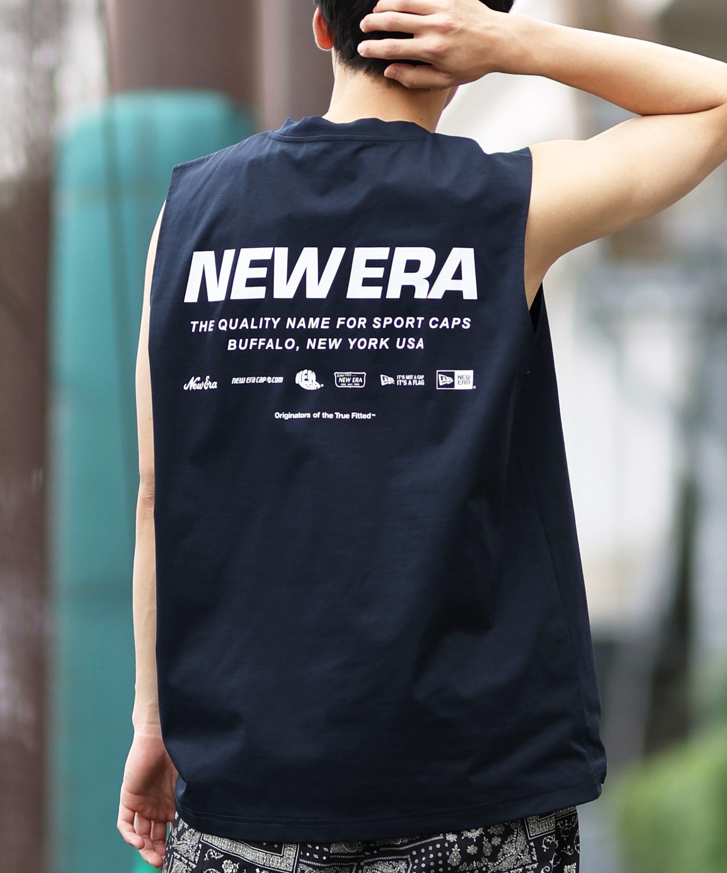 NEW ERA ニューエラ ラッシュガード メンズ タンクトップ 水陸両用