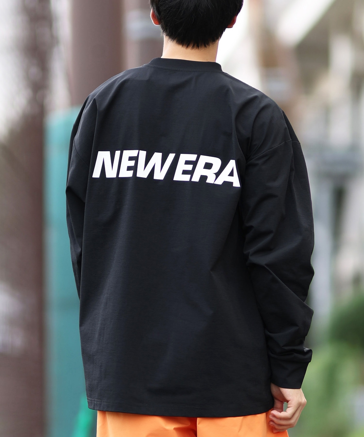 NEW ERA ニューエラ ラッシュガード メンズ 長袖 Tシャツ バック