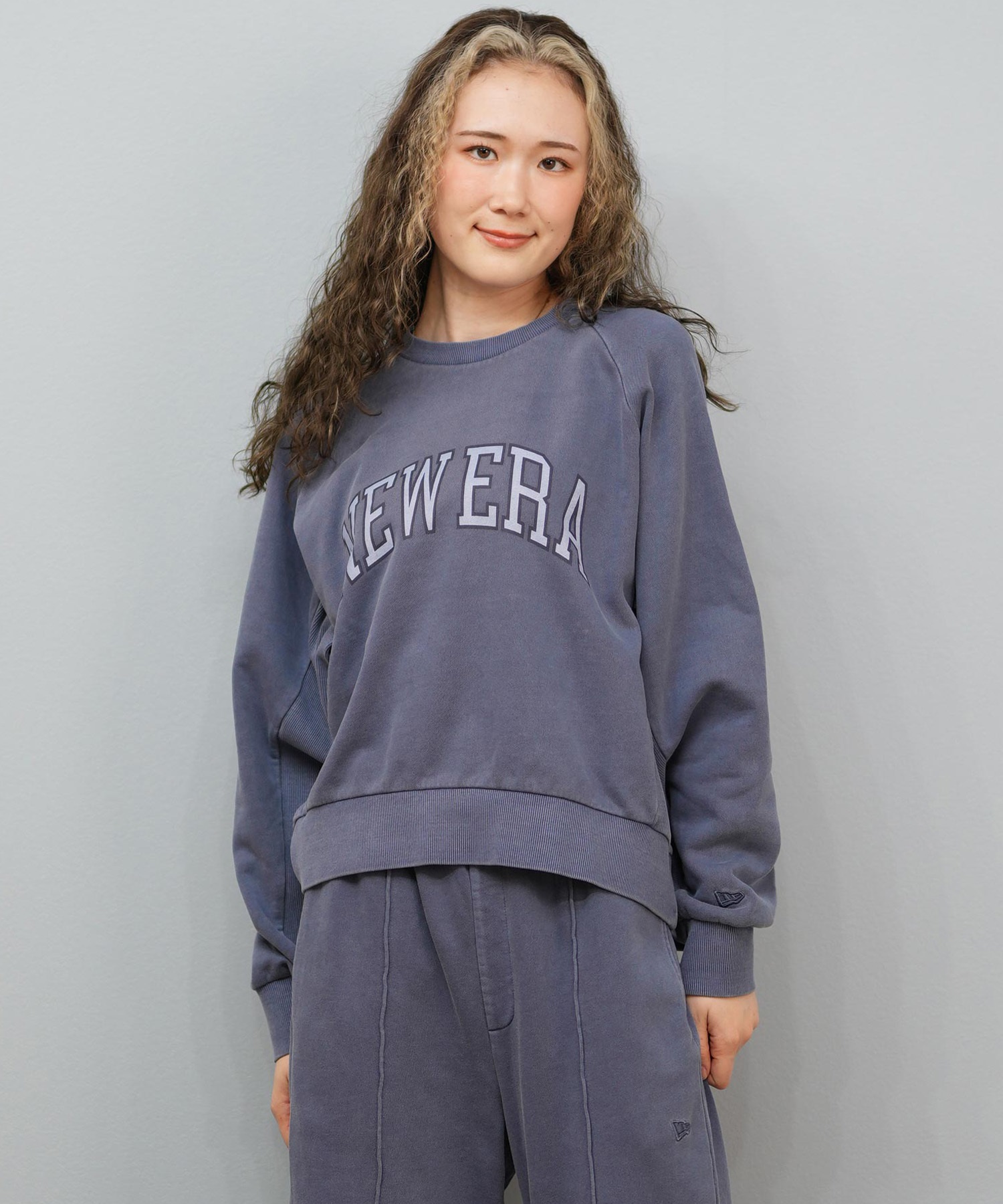 NEW ERA ニューエラ トレーナー レディース 裏毛 オーバーサイズド