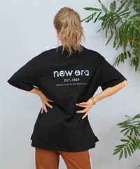 NEW ERA ニューエラ 半袖 Tシャツ レディース オーバーサイズ バック