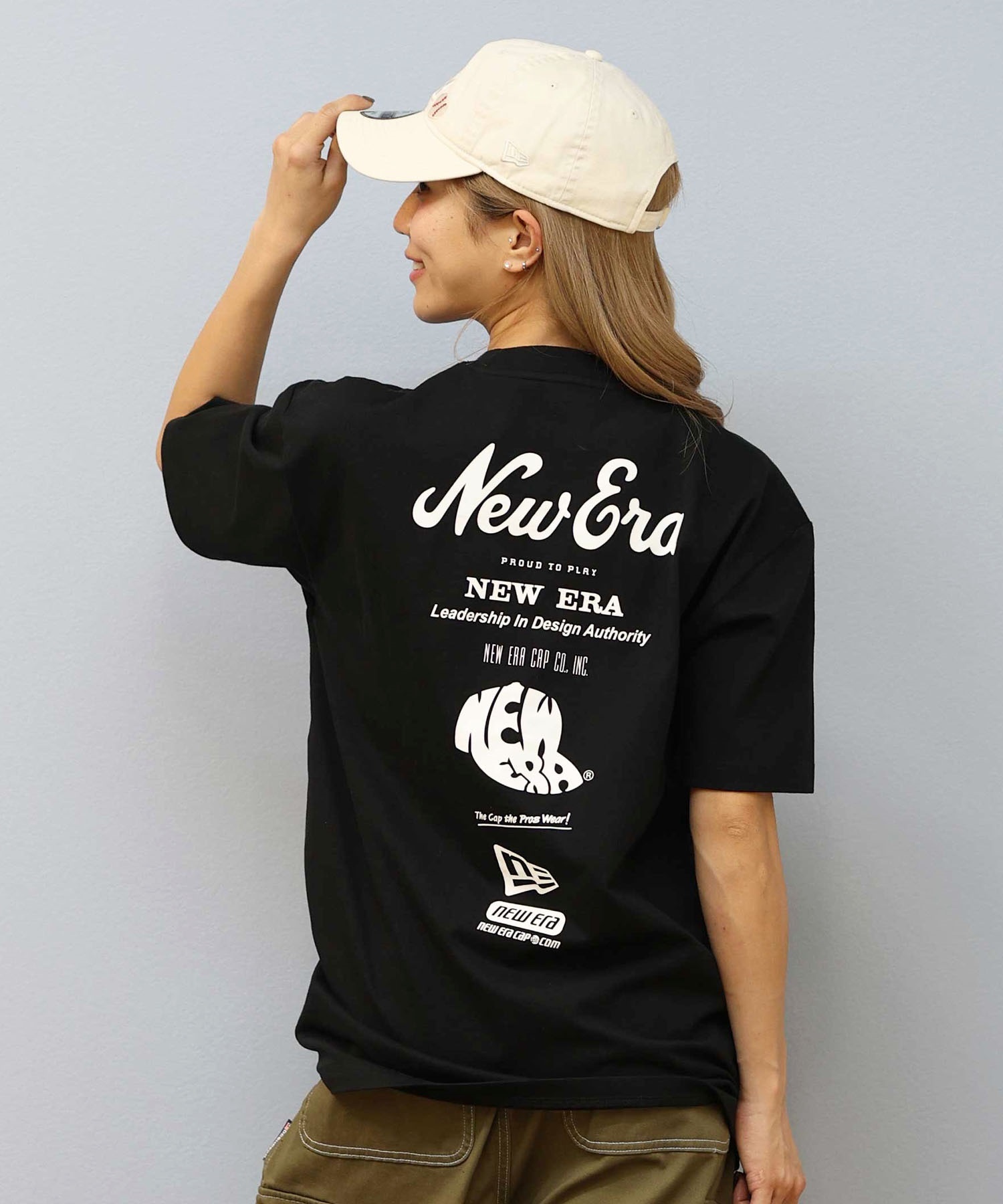 NEW ERA ニューエラ 半袖 Tシャツ レディース バックプリント NEW ERA ニューエラ 半袖 Tシャツ レディース バックプリント