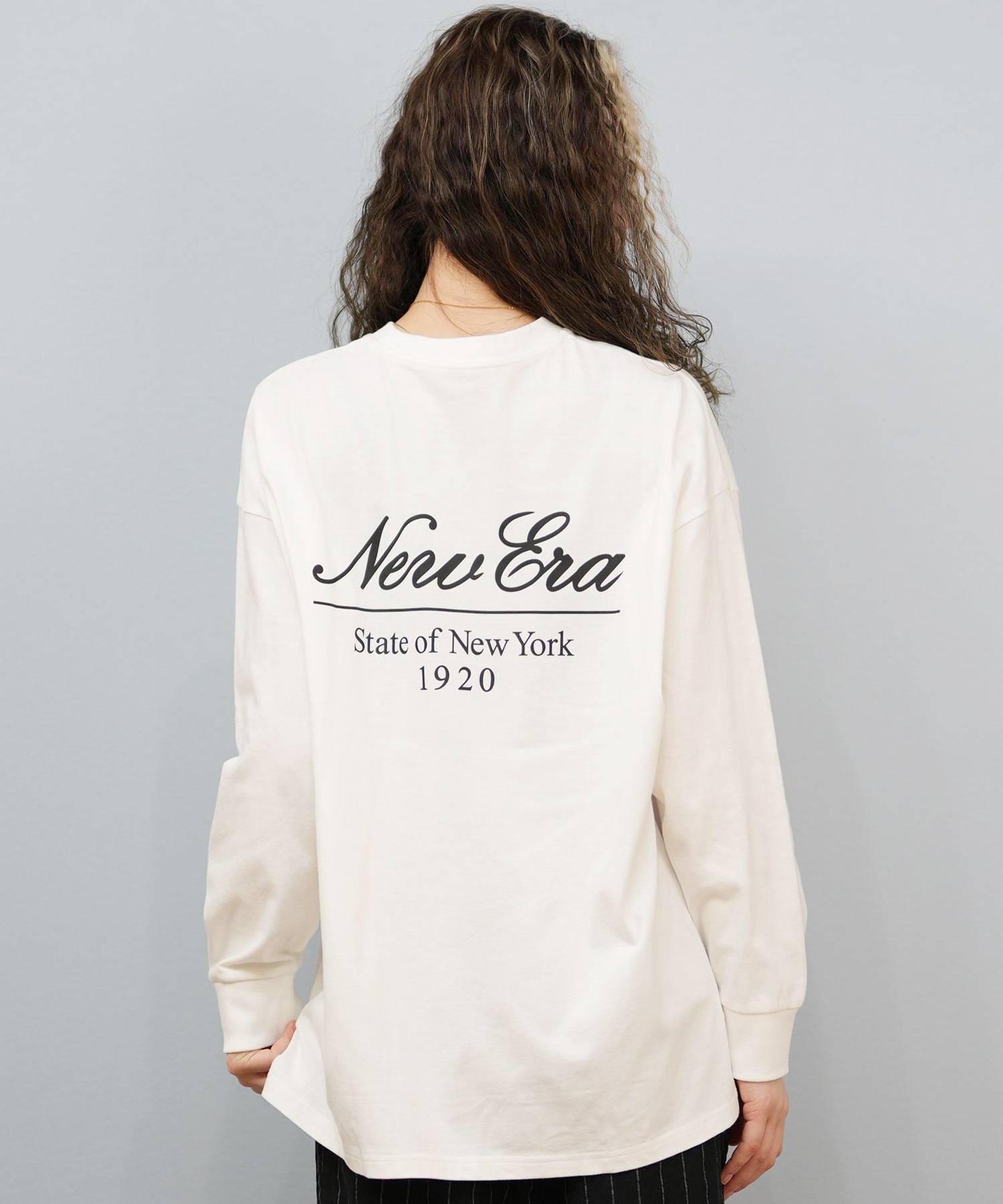 NEW ERA ニューエラ 長袖 Tシャツ ロンT レディース バック