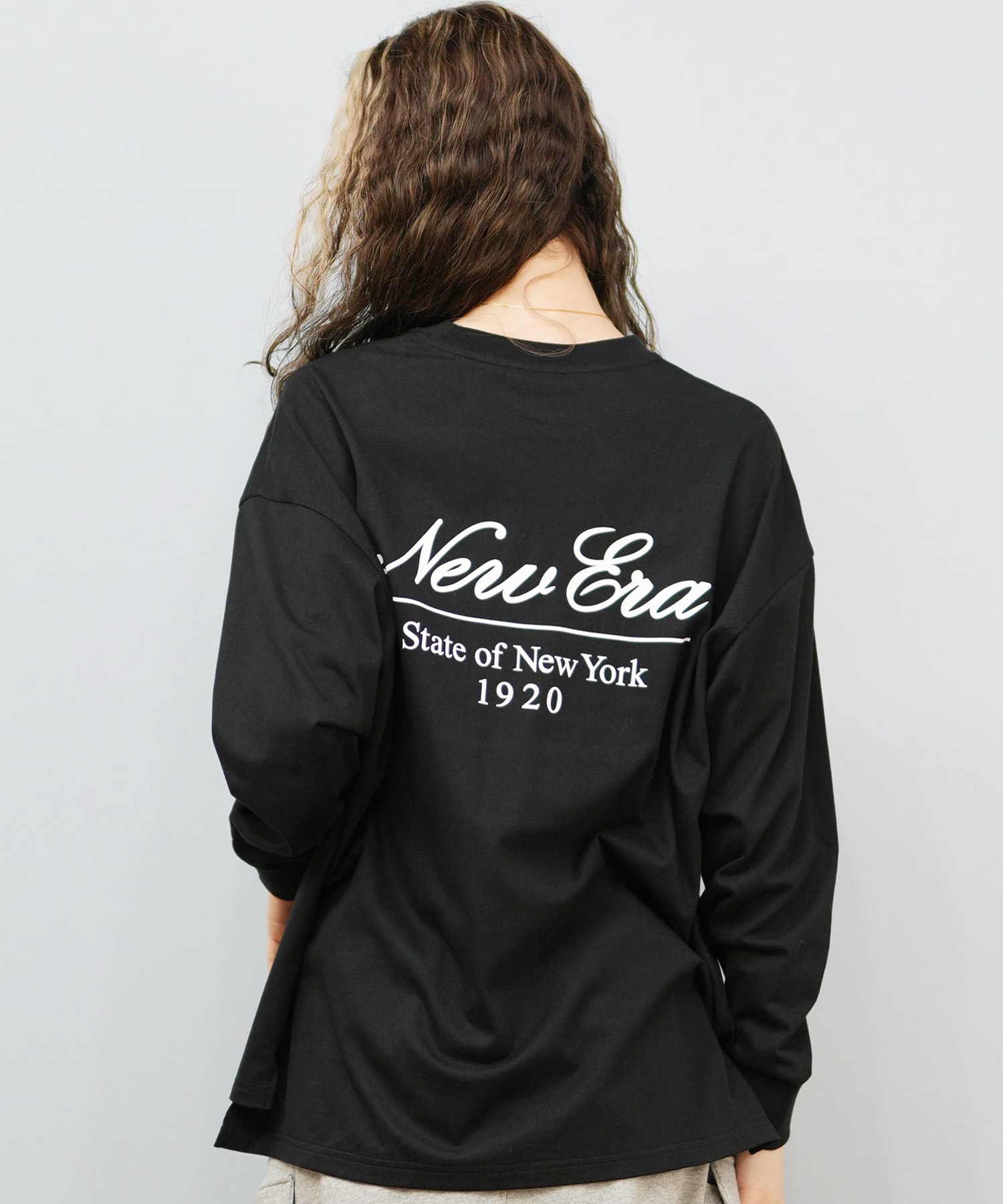 NEW ERA ニューエラ 長袖 Tシャツ ロンT レディース バック