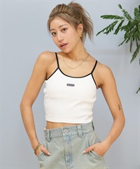 NEW ERA ニューエラ キャミソール レディース ショート丈 カップ付き リブ キャミソール Pill Logo 14670921