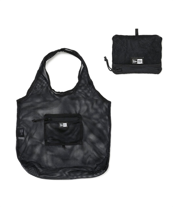 NEW ERA ニューエラ トートバッグ エコトートバッグ 22L パッカブル ブラックメッシュ 14521337