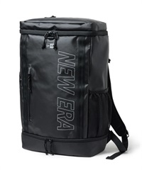 NEW ERA ニューエラ バックパック リュックサック リュック 32L BOX PACK TPU ボックスパック プリントロゴ アウトライン ブラック × リフレクトシルバー 14521358