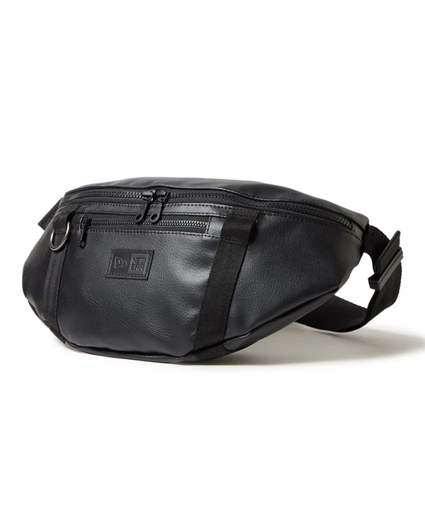 NEW ERA ニューエラ ボディバッグ ウエストポーチ ウエストバッグ 2L シンセティックレザー ブラック 14655336