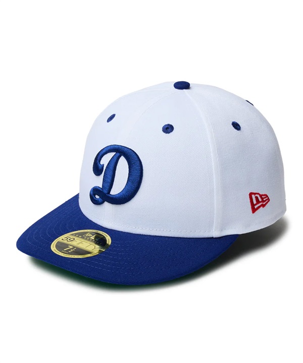 NEW ERA ニューエラ キャップ 帽子 LP 59FIFTY Dodgers Pack ロサンゼルス・ドジャース ホワイト ダークロイヤルバイザー 14388388