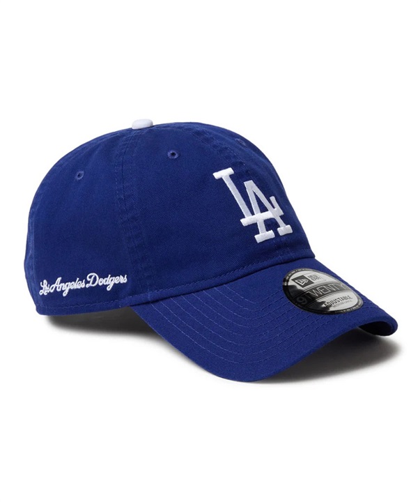 NEW ERA ニューエラ キャップ 帽子 ロゴ 9TWENTY MLB Side Patch ロサンゼルス・ドジャース ダークロイヤル 14388719