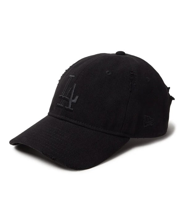 NEW ERA ニューエラ キャップ 帽子 9TWENTY Damaged Series ロサンゼルス・ドジャース ブラック 14388779