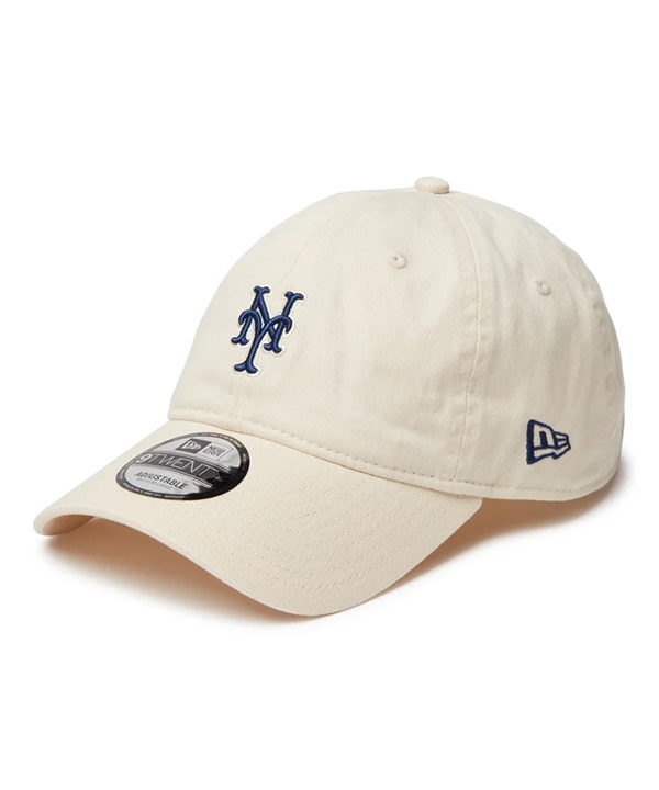 NEW ERA ニューエラ キャップ 帽子 9TWENTY Khaki Sweat Band ニューヨーク・メッツ ライトクリーム カーキスウェットバンド 14388783