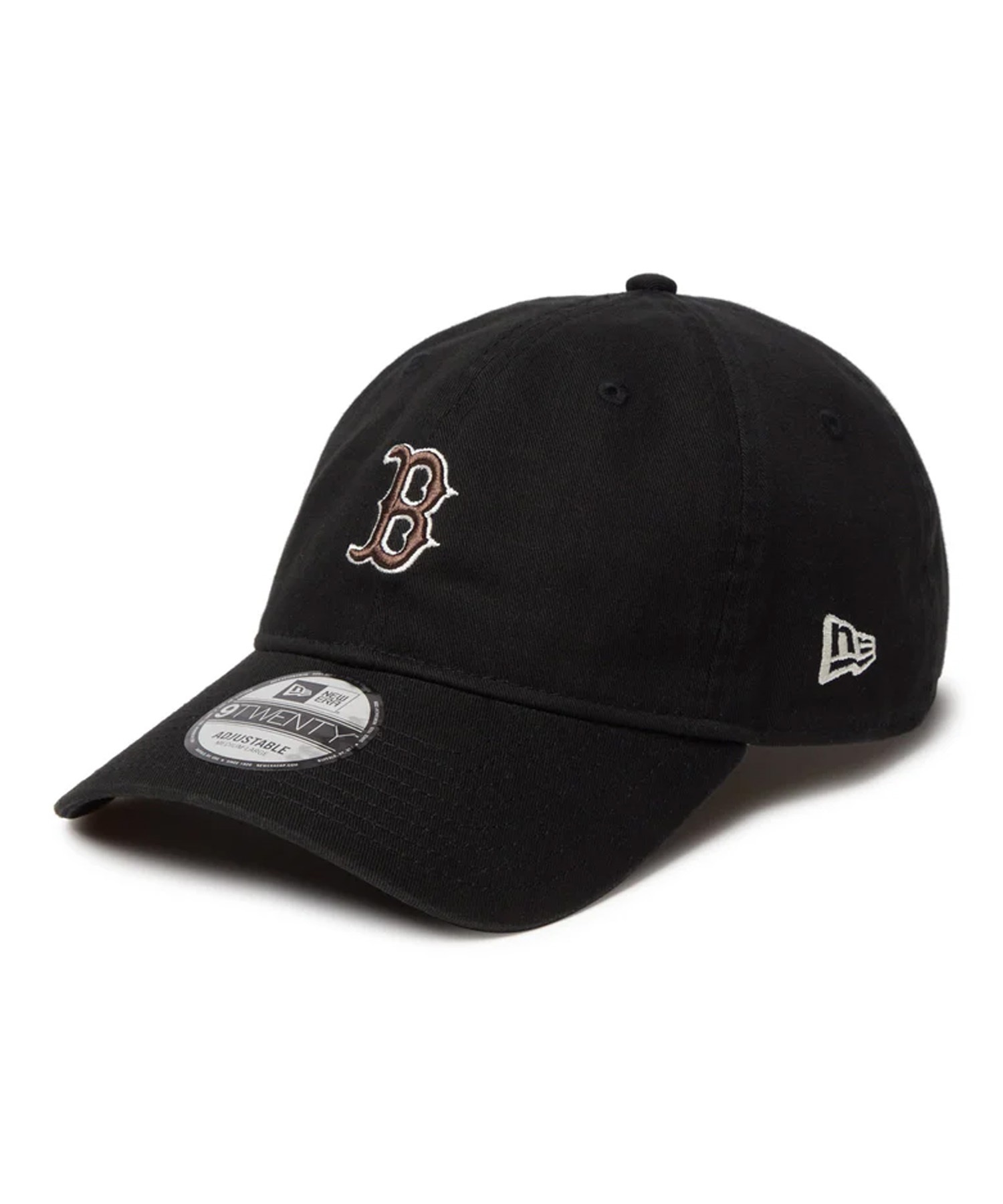NEW ERA ニューエラ キャップ 帽子 9TWENTY Khaki Sweat Band ボストン・レッドソックス ブラック カーキスウェットバンド 14388787(BLK-ML)