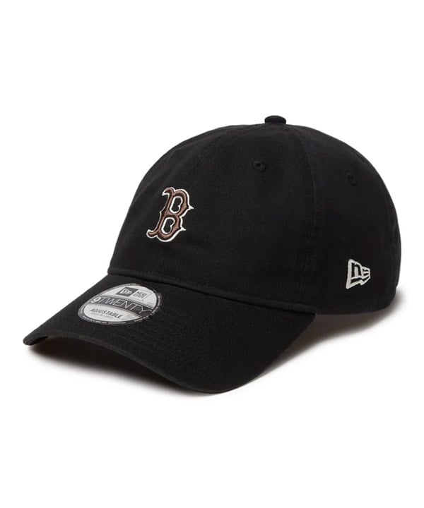 NEW ERA ニューエラ キャップ 帽子 9TWENTY Khaki Sweat Band ボストン・レッドソックス ブラック カーキスウェットバンド 14388787