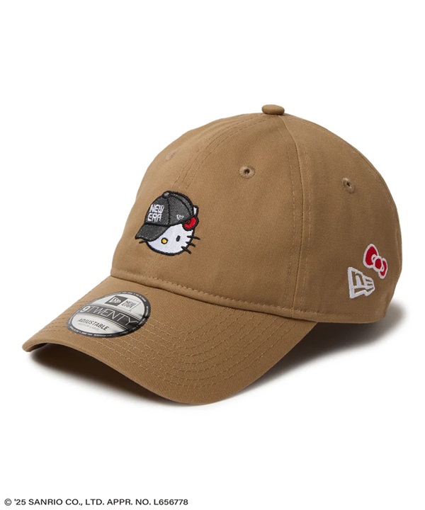 NEW ERA ニューエラ キャップ 帽子 9TWENTY HELLO KITTY ハローキティ キャップ カーキ 14432200