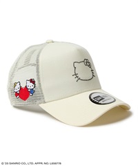 NEW ERA ニューエラ キャップ 帽子 9FORTY A-Frame トラッカー HELLO KITTY ハローキティ ラインストーン クローム 14348619