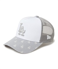 NEW ERA ニューエラ キャップ 帽子 ロゴ メッシュ 9FORTY A-Frame トラッカー MLB Jacquard ロサンゼルス・ドジャース 14388618