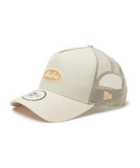 NEW ERA ニューエラ キャップ 帽子 メッシュ 9FORTY A-Frame トラッカー Cotton Flax オーバルロゴ 14388644