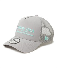 NEW ERA ニューエラ キャップ 帽子 9FORTY A-Frame トラッカー Cap Logo グレー 14388649