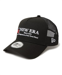 NEW ERA ニューエラ キャップ 帽子 9FORTY A-Frame トラッカー Cap Logo ブラック 14388652(BLK-FREE)