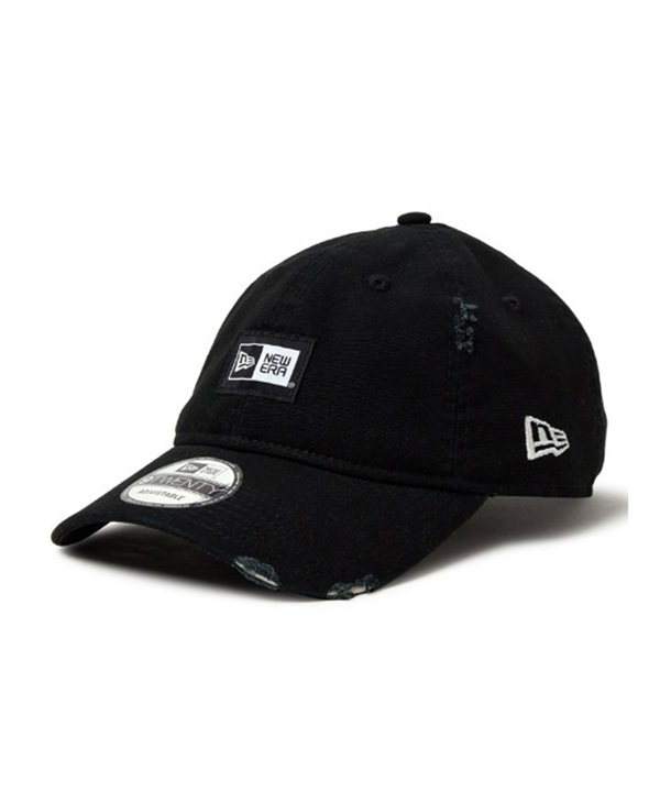 NEW ERA ニューエラ キャップ フリーサイズ 帽子 ロゴ 9TWENTY WASHED DUCK BOX LOGO WP BLK 14388756