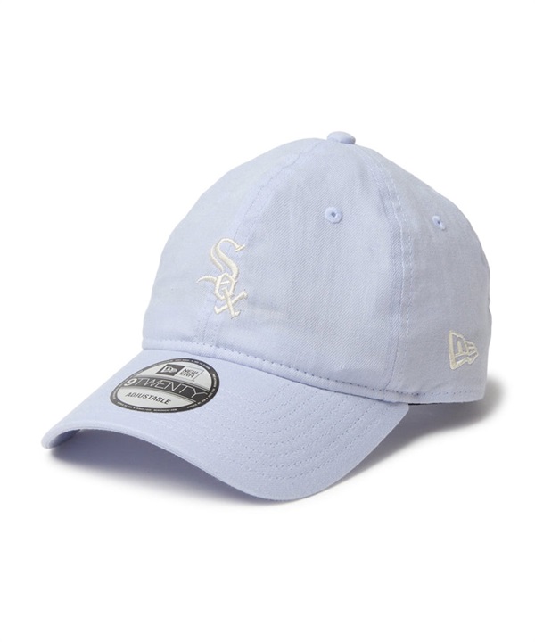 NEW ERA ニューエラ キャップ 帽子 9TWENTY Cotton Flax シカゴ・ホワイトソックス サックスブルー 14388802