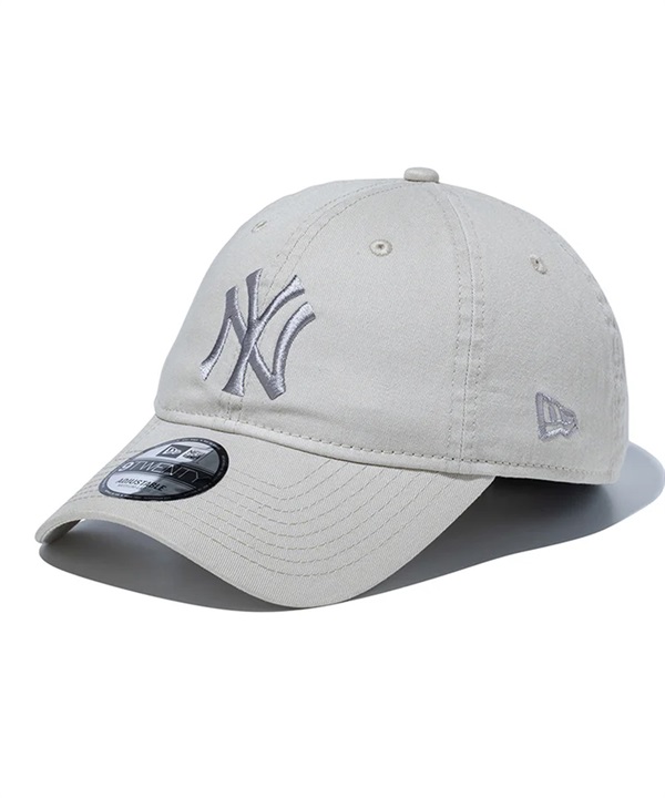 NEW ERA ニューエラ キャップ 帽子 9TWENTY ニューヨーク・ヤンキース ウォッシュドコットン ストーン × クラウド 14525104