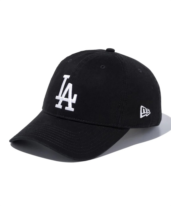 NEW ERA ニューエラ キャップ 帽子 9TWENTY ロサンゼルス・ドジャース ウォッシュドコットン ブラック × ホワイト 14525137