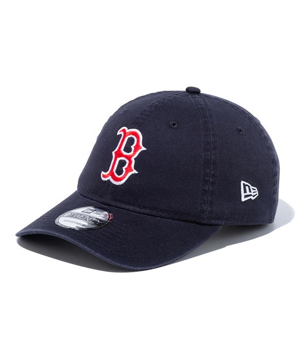 NEW ERA ニューエラ キャップ 帽子 9TWENTY ボストン・レッドソックス ウォッシュドコットン ネイビー × ラディアントレッド 14525140