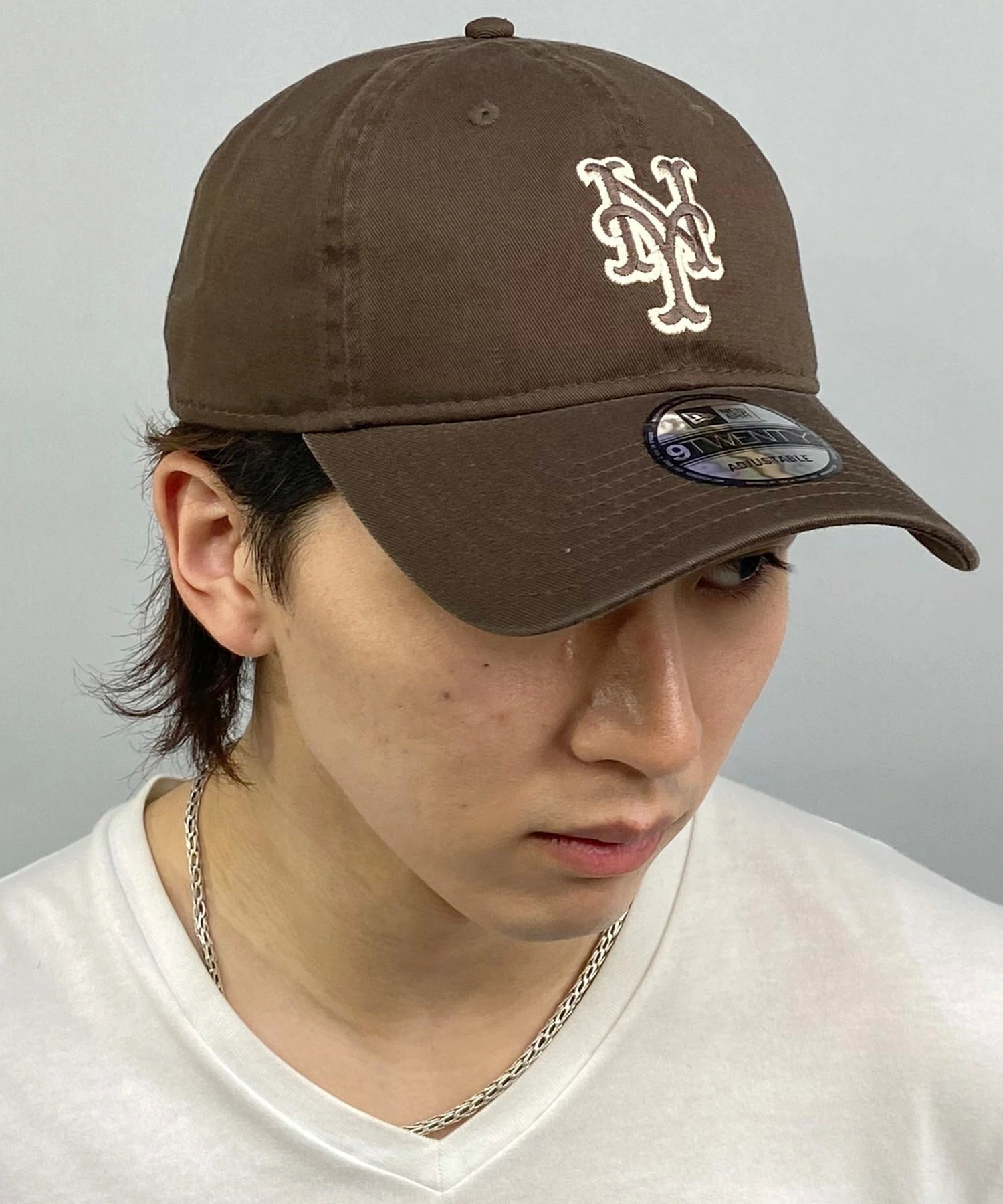 NEW ERA ニューエラ キャップ 帽子 9TWENTY ニューヨーク・メッツ ウォルナット 14720935 ムラサキスポーツ限定(WAL-ML)