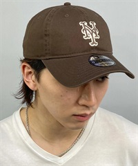 NEW ERA ニューエラ キャップ 帽子 9TWENTY ニューヨーク・メッツ ウォルナット 14720935 ムラサキスポーツ限定