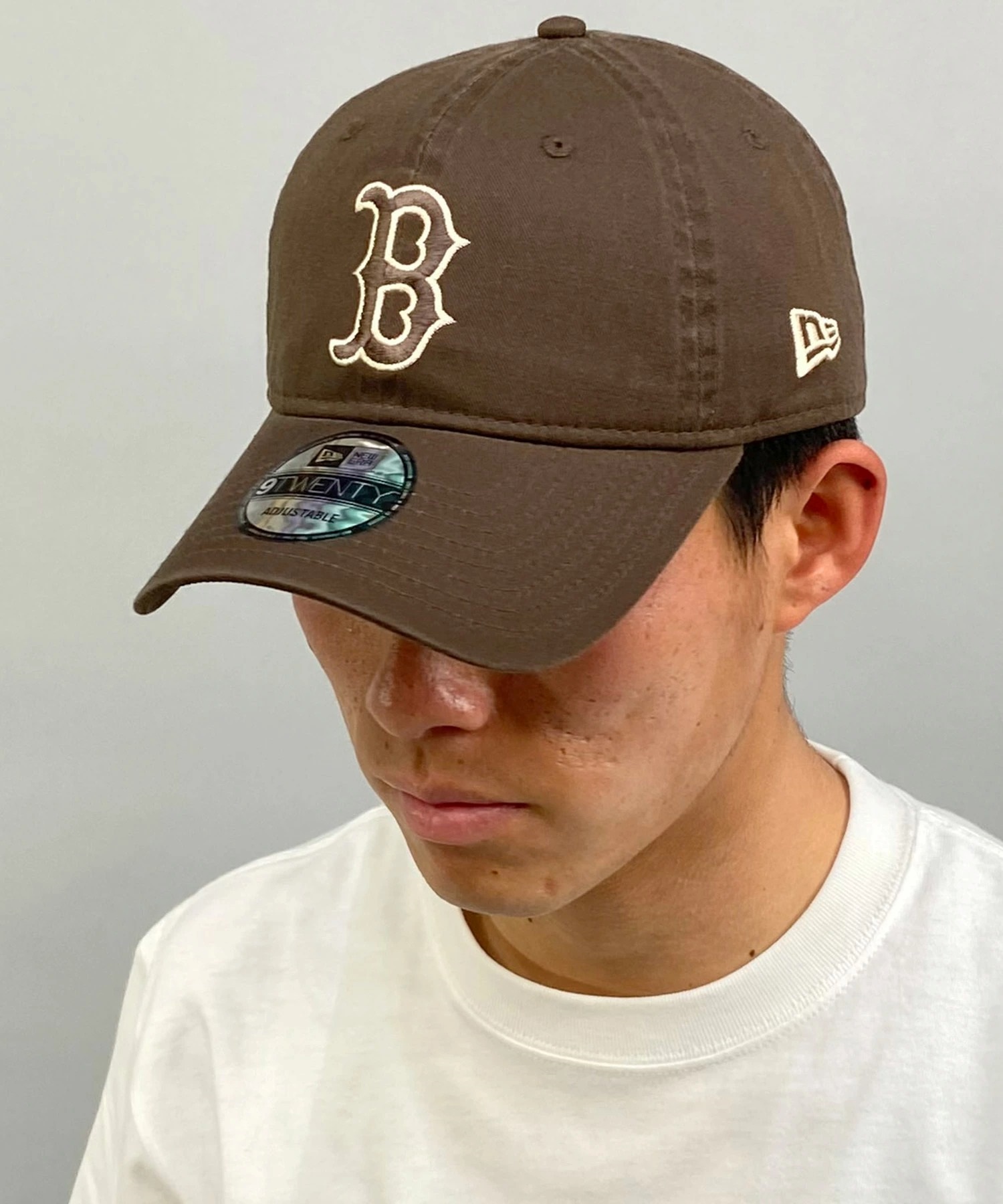 NEW ERA ニューエラ キャップ 帽子 9TWENTY ボストン・レッドソックス ウォルナット 14720939 ムラサキスポーツ限定(WAL-ML)