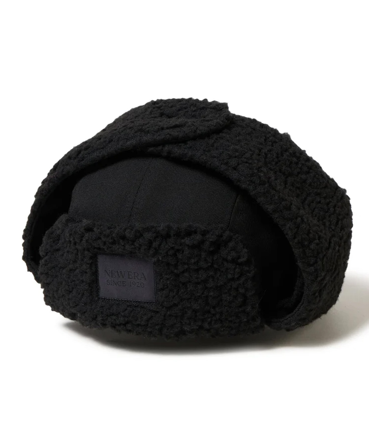 NEW ERA ニューエラ キャップ 帽子 トラッパー Black Woven Patch