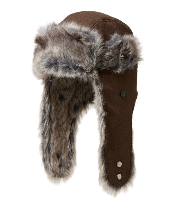 NEW ERA ニューエラ キャップ 帽子 トラッパー ウール ウォルナット 14667620