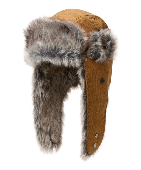 NEW ERA ニューエラ キャップ 帽子 トラッパー コーデュロイ ウィート 14667625