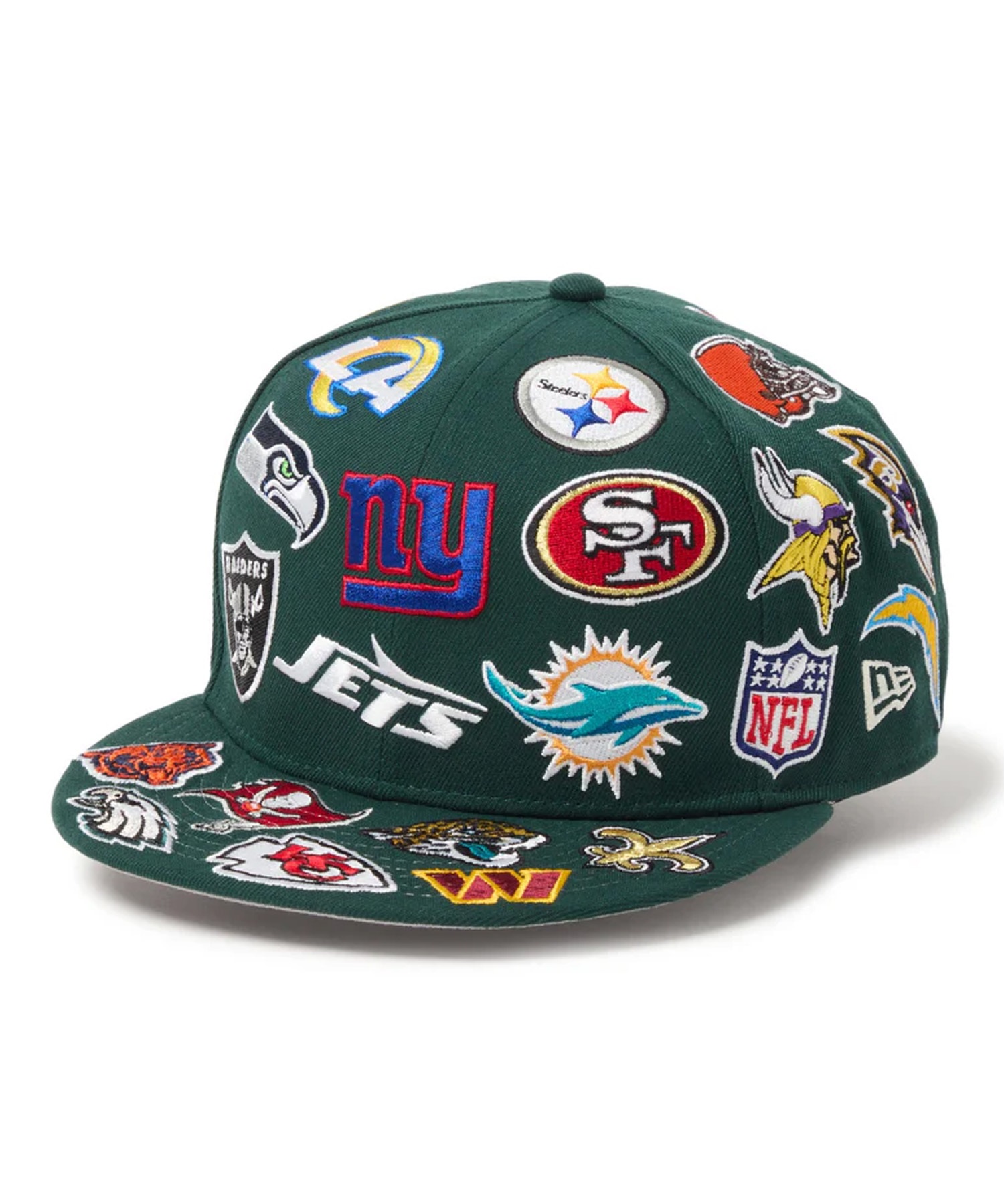 NEW ERA ニューエラ キャップ 帽子 9FIFTY Team Logo Allover NFL