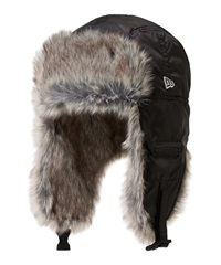 NEW ERA ニューエラ キャップ 帽子 トラッパー Dogear Water Repellent ファー ブラック 14668874(BLK-L)