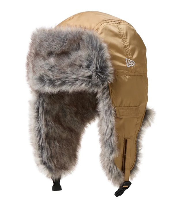 NEW ERA ニューエラ キャップ 帽子 トラッパー Dogear Water Repellent ファー ベージュ 14668875