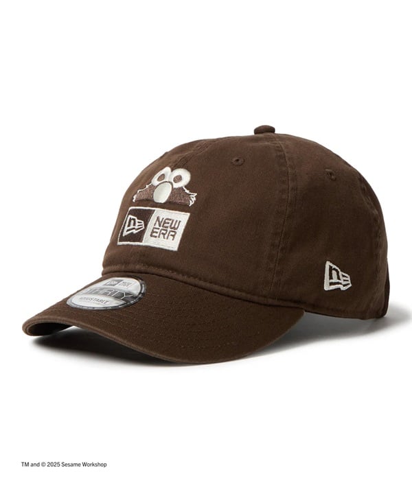 NEW ERA ニューエラ キャップ 帽子 9THIRTY SESAME STREET セサミストリート ボックスロゴ Elmo エルモ ウォルナット 14682584