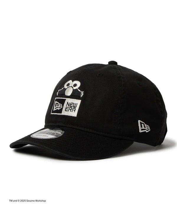 NEW ERA ニューエラ キャップ 帽子 9THIRTY SESAME STREET セサミストリート ボックスロゴ Elmo エルモ ブラック 14682586