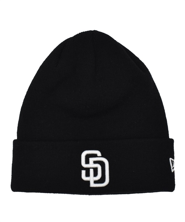 NEW ERA ニューエラ ビーニー ニットキャップ ニット帽 帽子 ベーシック カフニット MLB Team Logo サンディエゴ・パドレス 14880383 ムラサキスポーツ限定