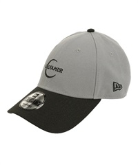 美品【ニューエラ×ビームス・ゴルフ】限定コラボ フラッグ ロゴ キャップ 黒×銀 9FIFTY Original Fit ボールペイント ピンフラッグロゴ ブラック