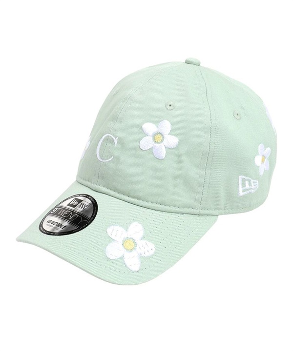 NEW ERA ニューエラ × CALNAMUR カルナムール コラボ キャップ 帽子 9TWENTY FLOWER EMBROIDERY ミントグリーン 14875646