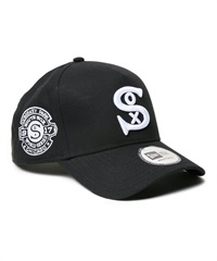 NEW ERA ニューエラ キャップ 帽子 9FORTY A-Frame MLB Black & White シカゴ・ホワイトソックス クーパーズタウン ブラック 14307498(BLK-ONE)