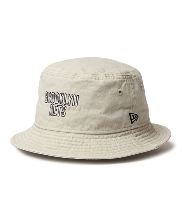 NEW ERA ニューエラ ハット バケハ バケットハット ロゴ BUCKET01 NBA ACID WASH BRONET STO 14388512