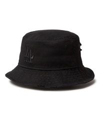 NEW ERA ニューエラ ハット 帽子 バケット01 Damaged Series ロサンゼルス・ドジャース ブラック 14388514