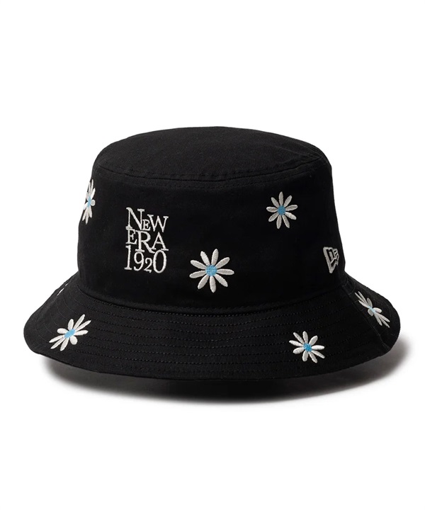 NEW ERA ニューエラ ハット 帽子 バケット01 Flower Embroidery NEW ERA 1920 ブラック 14388520