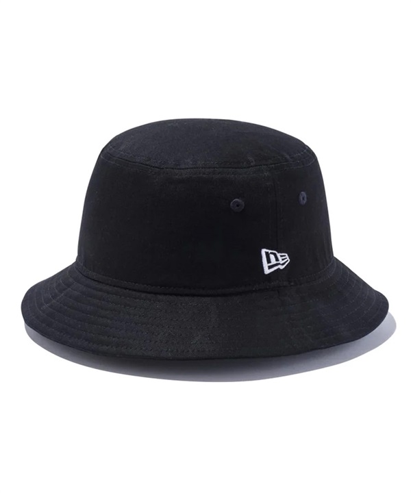 NEW ERA ニューエラ ハット 帽子 バケット01 ベーシック ツイルコットン ブラック × ホワイト 14524820