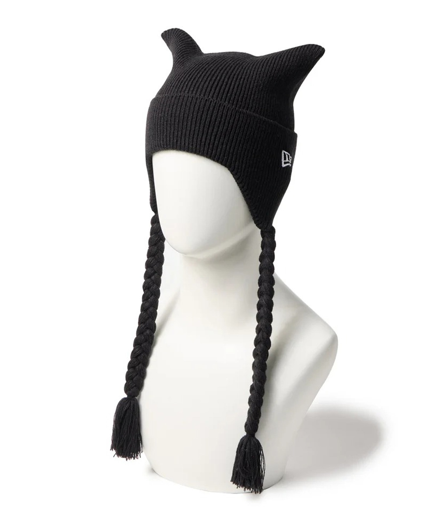 NEW ERA ニューエラ ニット帽 ビーニー ニットキャップ ねこ耳 ロゴ