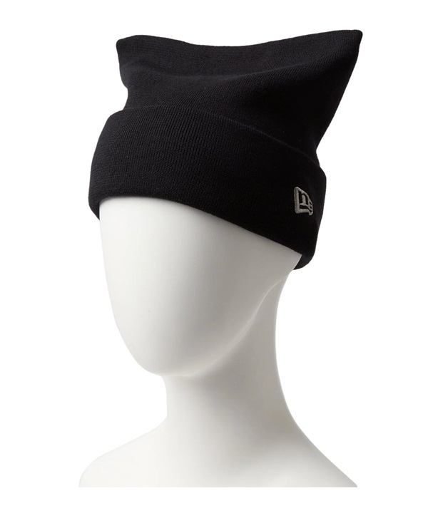 NEW ERA ニューエラ ニット帽 ビーニー ニットキャップ ねこ耳 ロゴ SQUARE RIB KNIT 14669923